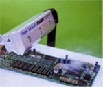 Super Air Knife blows off a circuit board.